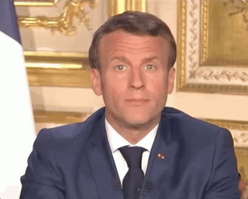 Emmanuel Macron Coronavirus GIF