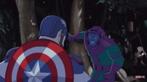 Captain America Kang GIF