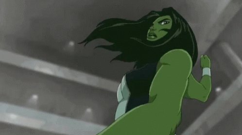 She Hulk Punch GIF