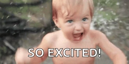 So Excited Baby GIF