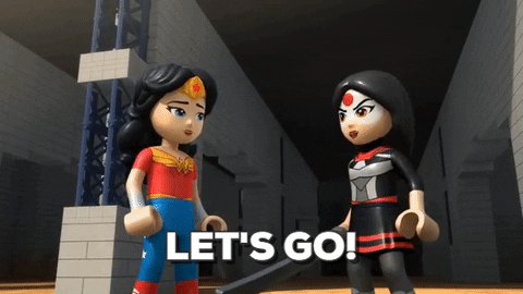 wonder woman running GIF by...