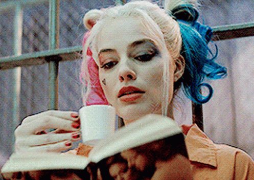 Harley Quinn Tea GIF