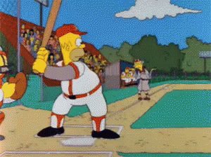 Homer At The Plate GIF