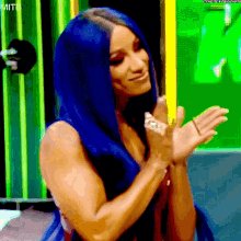 Sasha Banks Clap GIF