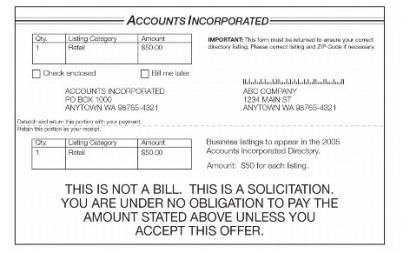 Exhibit 9.1.2 Solicitation Disclaimer