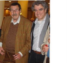 GÜNTER GRASS Y EDUARDO GARCIA AGUILAR EN BERLIN