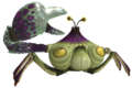 Artwork of the Peckish Aristocrab from Pikmin 3.