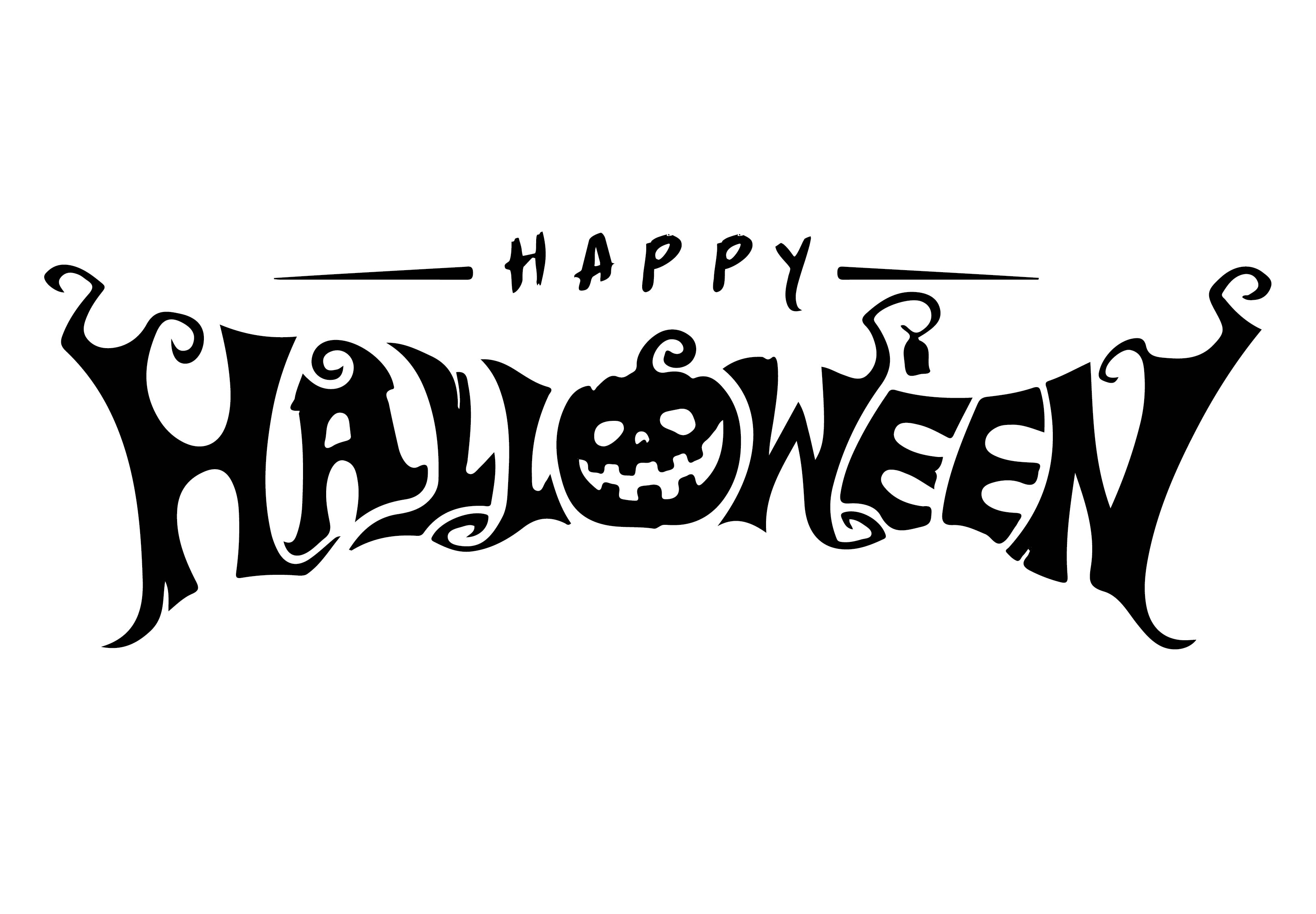 Happy Halloween  Letters