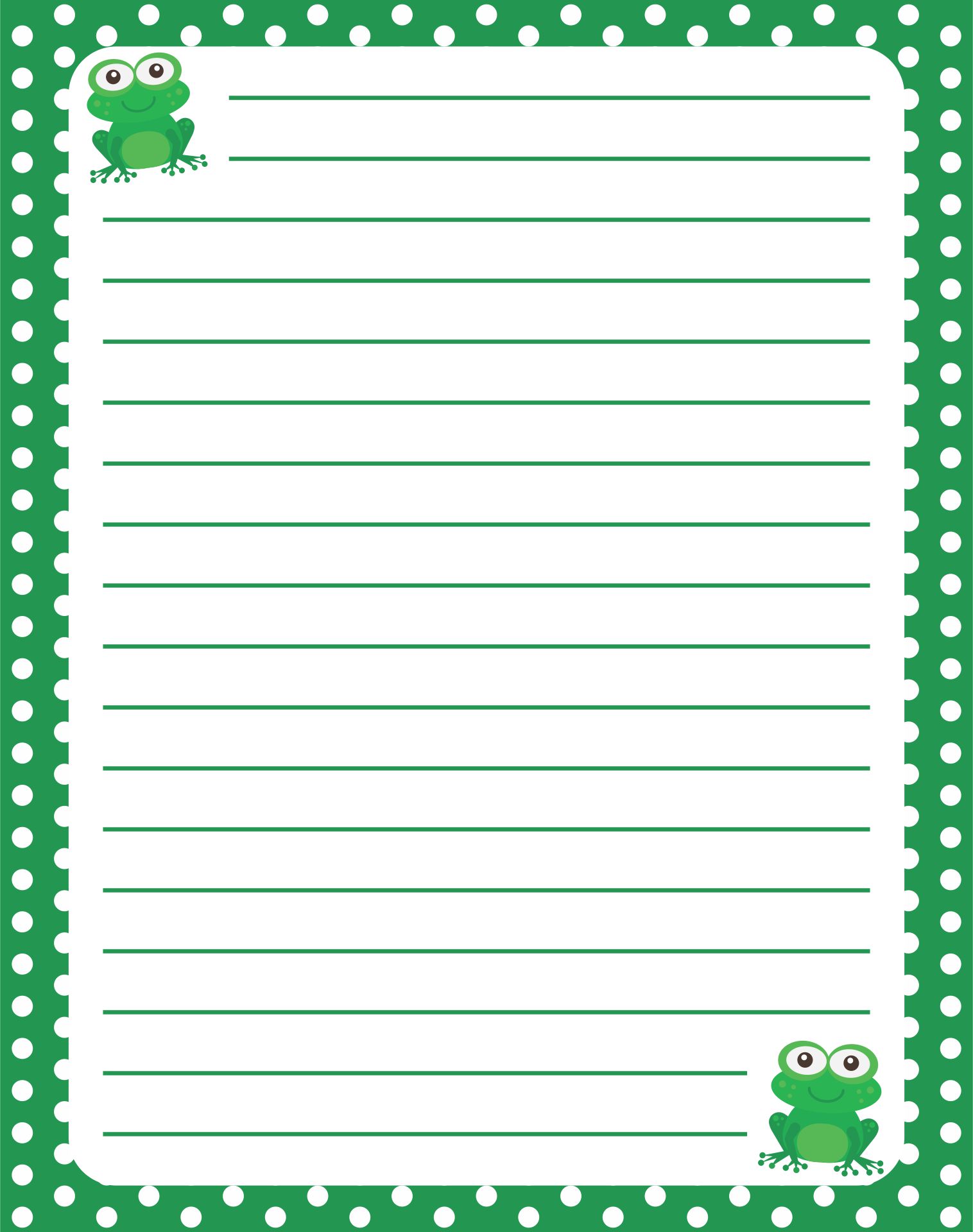 Lined Letter Paper