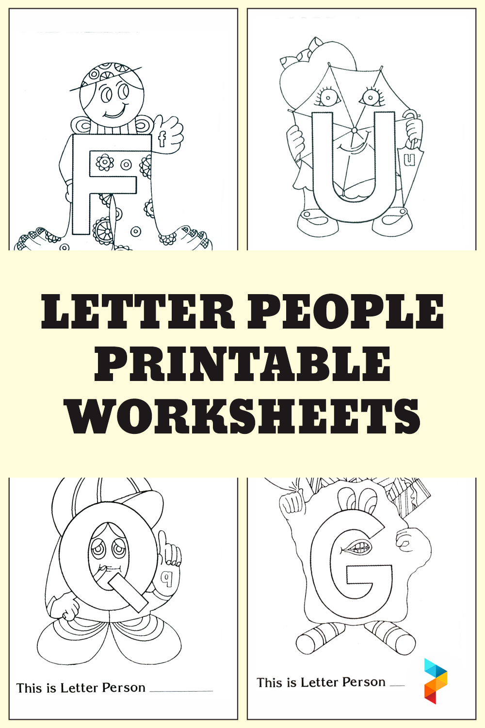 Letter People  Worksheets