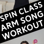 Arm Song Workout - Spin Class Arms - Use light weights and high reps to burn out your arms to the beat of the music! #workout #fitness