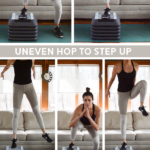 Step HIIT Workout for Lower Body - This HIIT workout uses a step bench and weight to burn out the lower body. #stepper #hiit #lowerbodyworkout #stepworkout