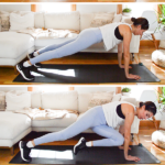 At-Home Quiet Workout - No Equipment - This 23-minute total body workout is perfect for nap time or if you have downstairs neighbors. #quietworkout #workoutathome #athomeworkout #bodyweighttraining