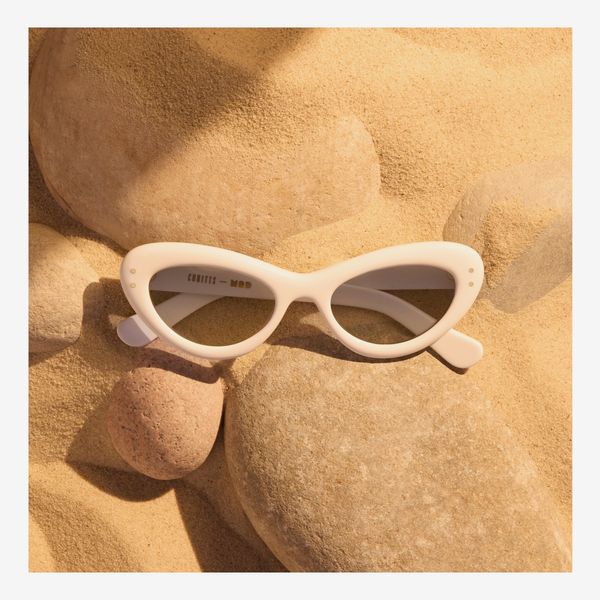 Cubitts x MAD White Cateye Sunglasses