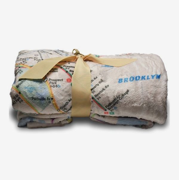 NYC Subway Map Blanket