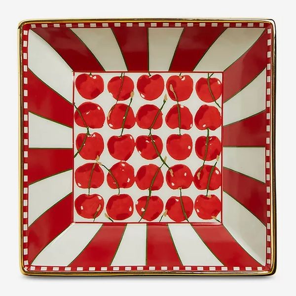 La DoubleJ Cherries Avorio Trinket Tray