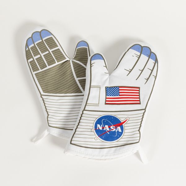 NASA Astronaut Glove Oven Mitts White