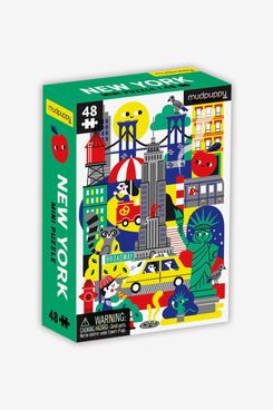 Mudpuppy New York Mini Puzzle, 48 Pieces