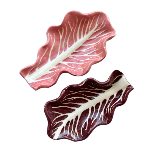 Minnie-Mae Stott Studio Radicchio Leaf Dish