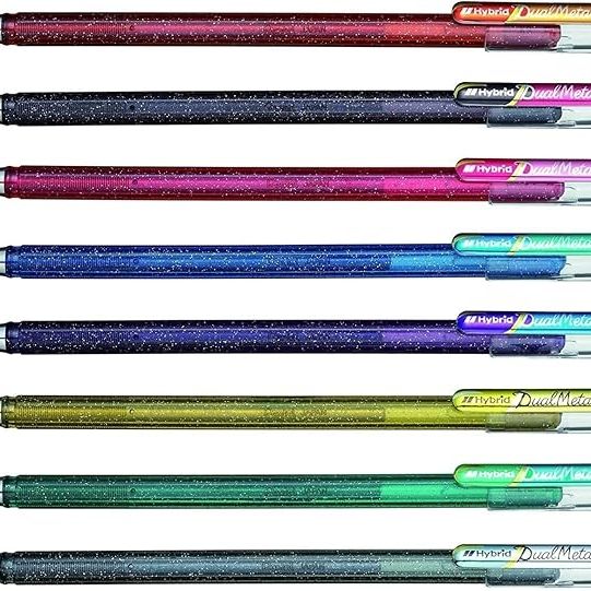 Pentel Hybrid Dual Metallic Gel Pens