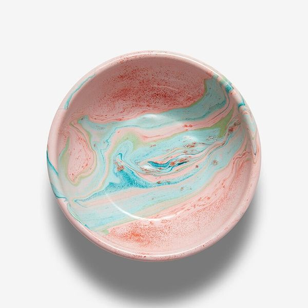 Bornn Blush Swirl Enamel Bowl