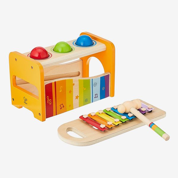 Hape Pound & Tap Bench With Slide Out Xylophone