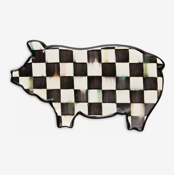 Mackenzie-Childs Courtly Check Pig Trivet