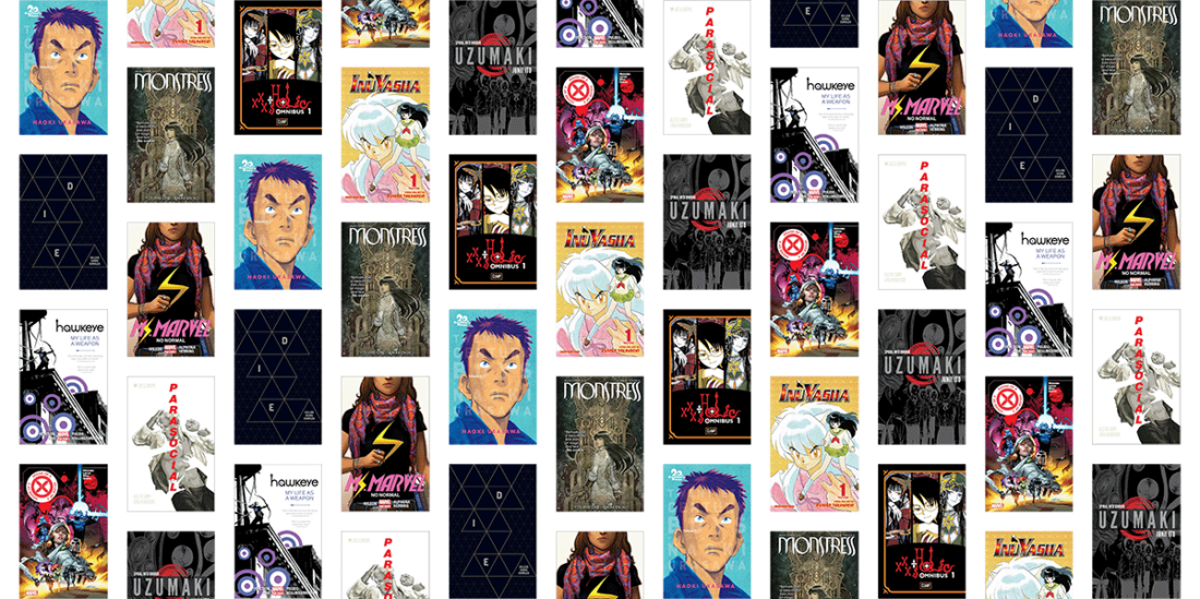 Covers of 10 graphic novels / manga from Reactor's list of Iconic 21st Century SFF