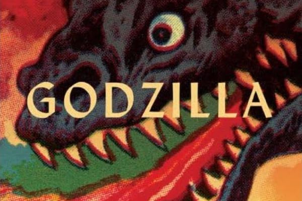 Detail from the cover of the Godzilla and Godzilla Raids Again omnibus