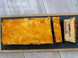 Croque cake au bacon et cheddar