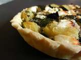 Tarte courgettes/chevre /menthe