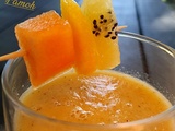 Jus de fruit maison avec blender