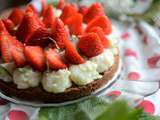 Tarte fraises mélisse #fête des mères