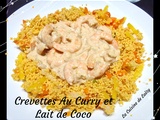 Crevettes au Curry et lait de Coco