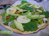 Tarte méli-mélo de légumes verts