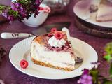 Cheesecake aux framboises