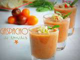 Gaspacho de tomates et concombre