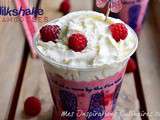 Milk shake framboise chocolat blanc