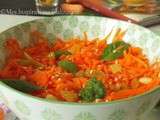 Salade de carottes rapees a l'orange