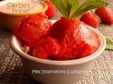 Sorbet aux fraises sans sorbetiere