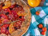 Tarte rustique aux tomates (pâte igbas)