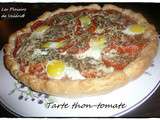 Tarte au thon/tomate