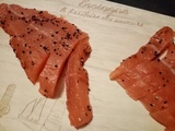 Gravlax de saumon