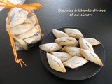 Biscuits à l’huile d’olive et au citron