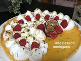 Tarte passion meringuée