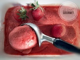 Sorbet à la fraise