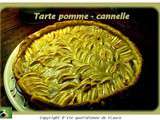 Tarte pomme - cannelle