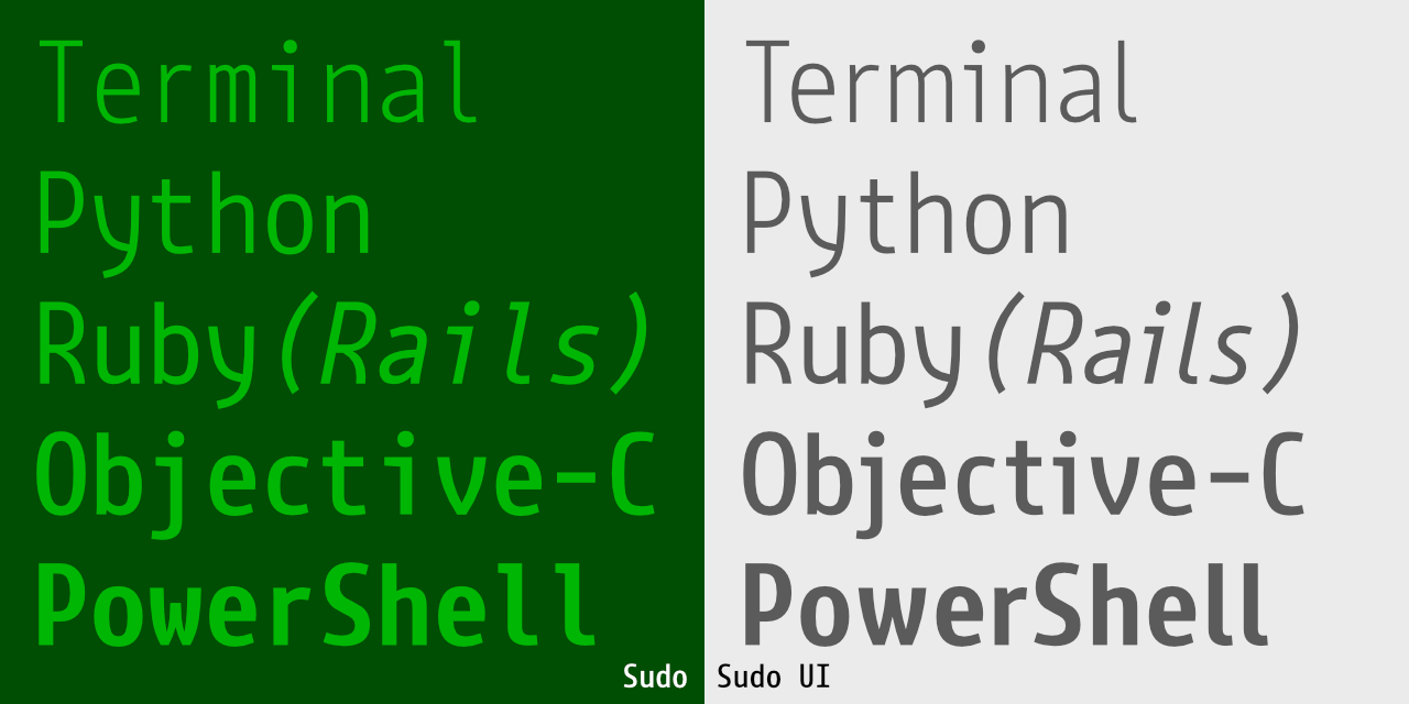 sudo-font