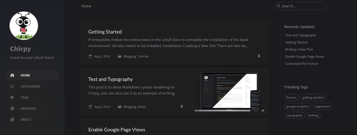 jekyll-theme-chirpy