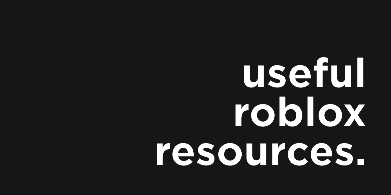 useful-roblox-resources